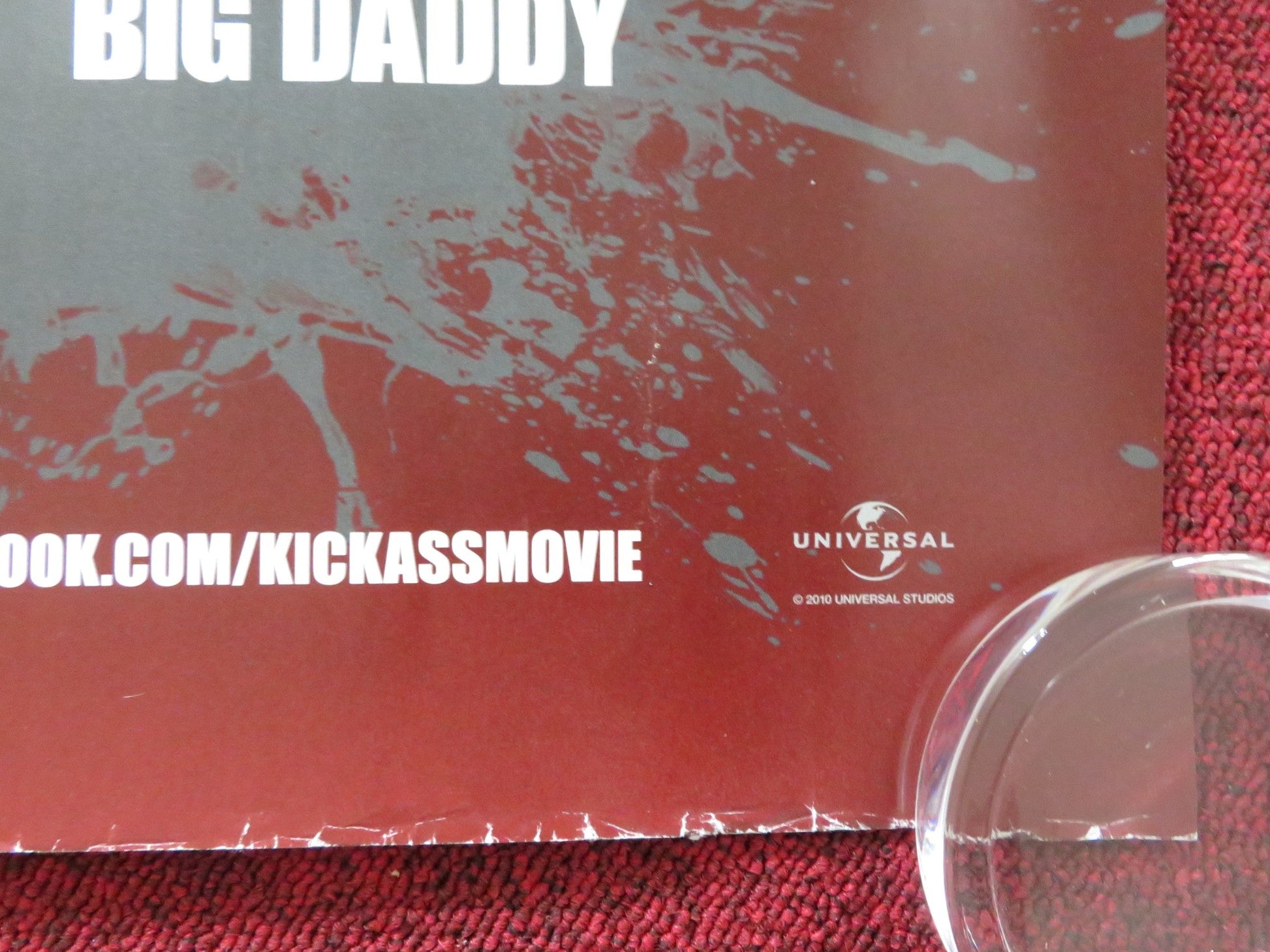 KICK - ASS - C UK QUAD ROLLED POSTER NICOLAS CAGE CHLOE GRACE MORETZ 2010 Rendezvous Cinema Movie posters