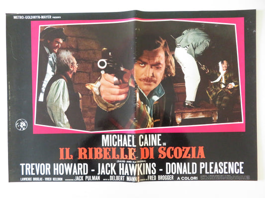 KIDNAPPED - E ITALIAN FOTOBUSTA POSTER MICHAEL CAINE DONALD PLEASENCE 1971 Rendezvous Cinema Movie posters