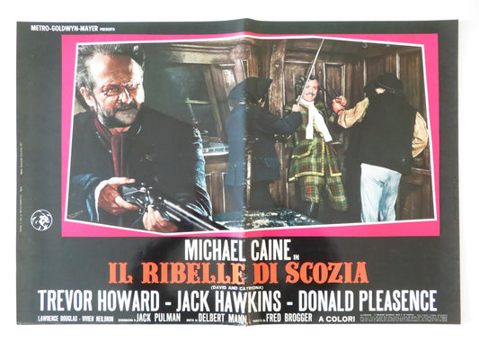 KIDNAPPED - F ITALIAN FOTOBUSTA POSTER MICHAEL CAINE DONALD PLEASENCE 1971 Rendezvous Cinema Movie posters