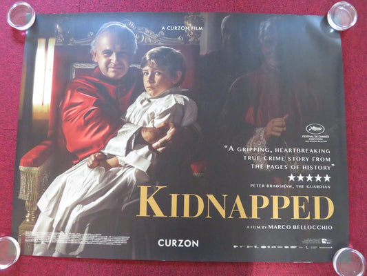 KIDNAPPED: THE ABDUCTION OF EDGARDO MORTARA UK QUAD ROLLED POSTER PIEROBON 2023 Rendezvous Cinema Movie posters