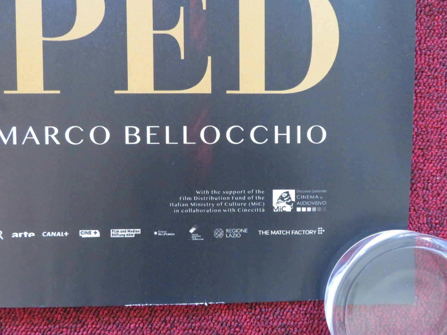 KIDNAPPED: THE ABDUCTION OF EDGARDO MORTARA UK QUAD ROLLED POSTER PIEROBON 2023 Rendezvous Cinema Movie posters