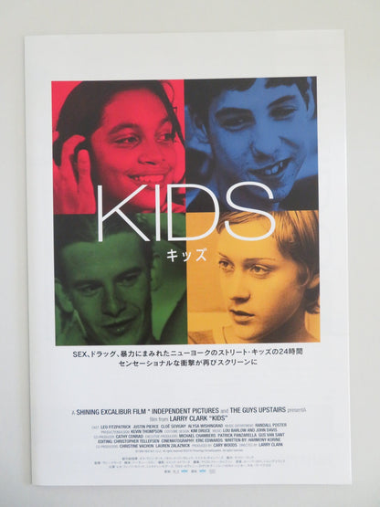 KIDS JAPANESE CHIRASHI (B5) POSTER LEO FITZPATRICK R2018 Movie posters