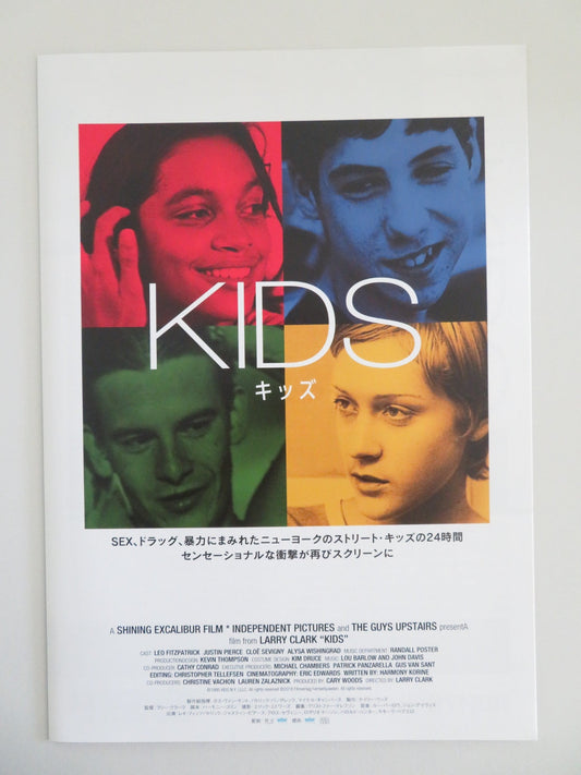 KIDS JAPANESE CHIRASHI (B5) POSTER LEO FITZPATRICK R2018 Movie posters