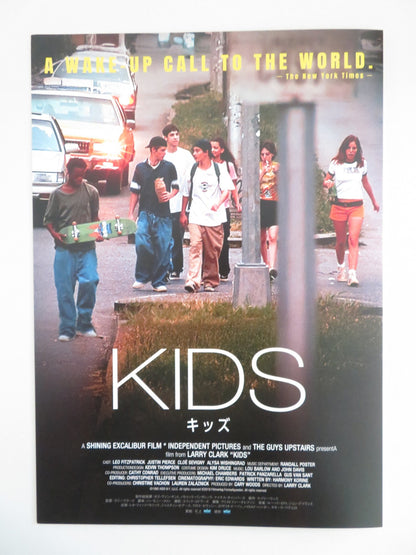 KIDS JAPANESE CHIRASHI (B5) POSTER LEO FITZPATRICK R2018 Movie posters