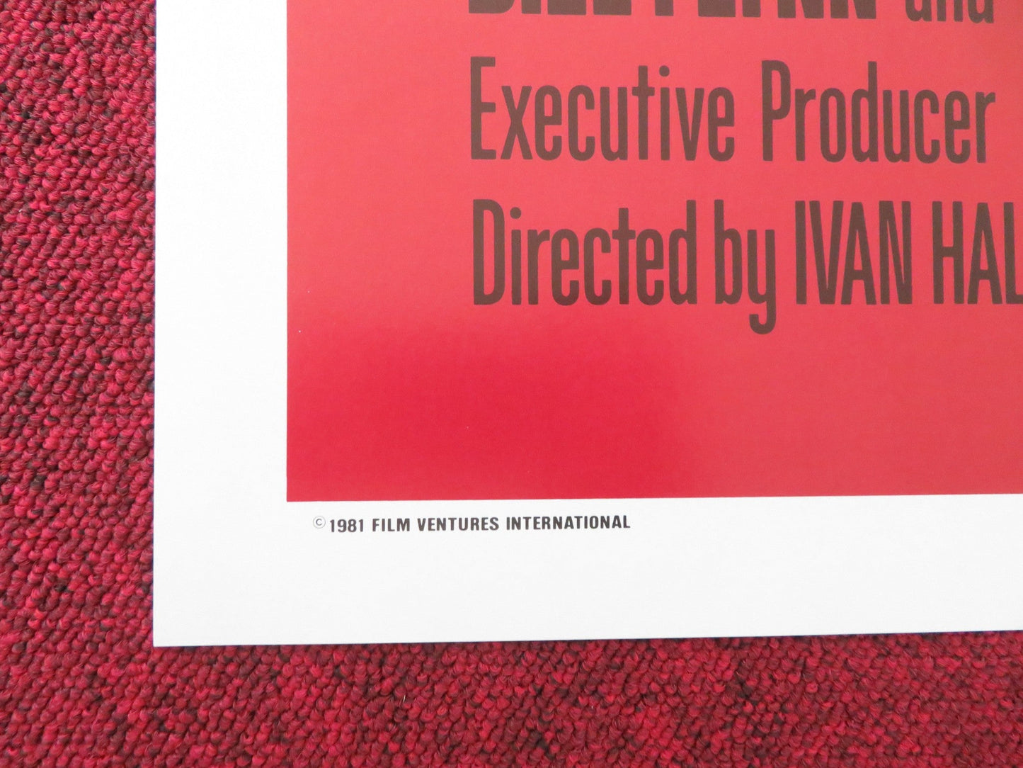 KILL AND KILL AGAIN FOLDED US ONE SHEET POSTER JAMES RYAN ANNELINE KRIEL 1981 Movie posters