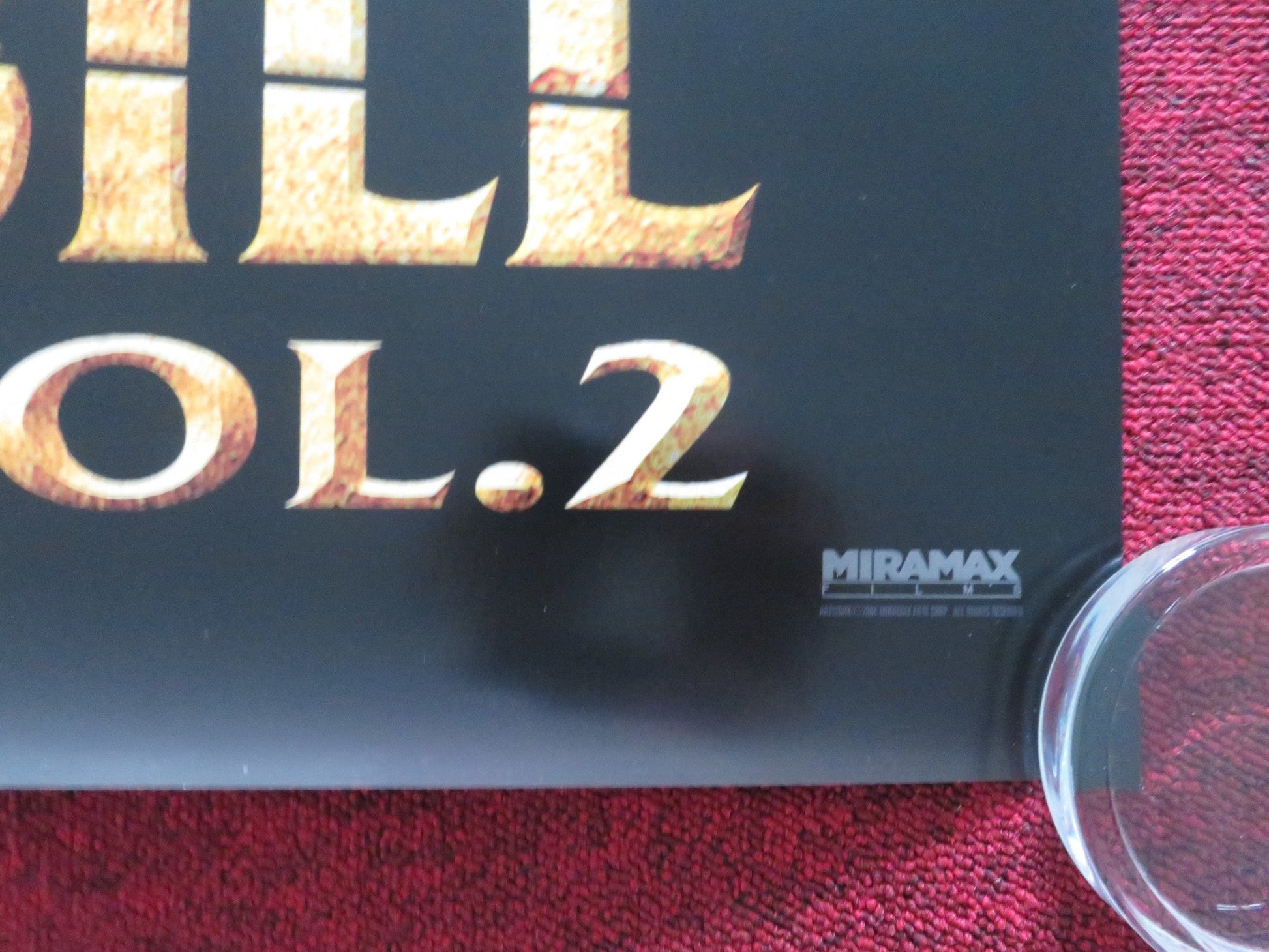 KILL BILL: VOL. 2 US ONE SHEET ROLLED POSTER UMA THURMAN DARYL HANNAH 2004 Movie posters