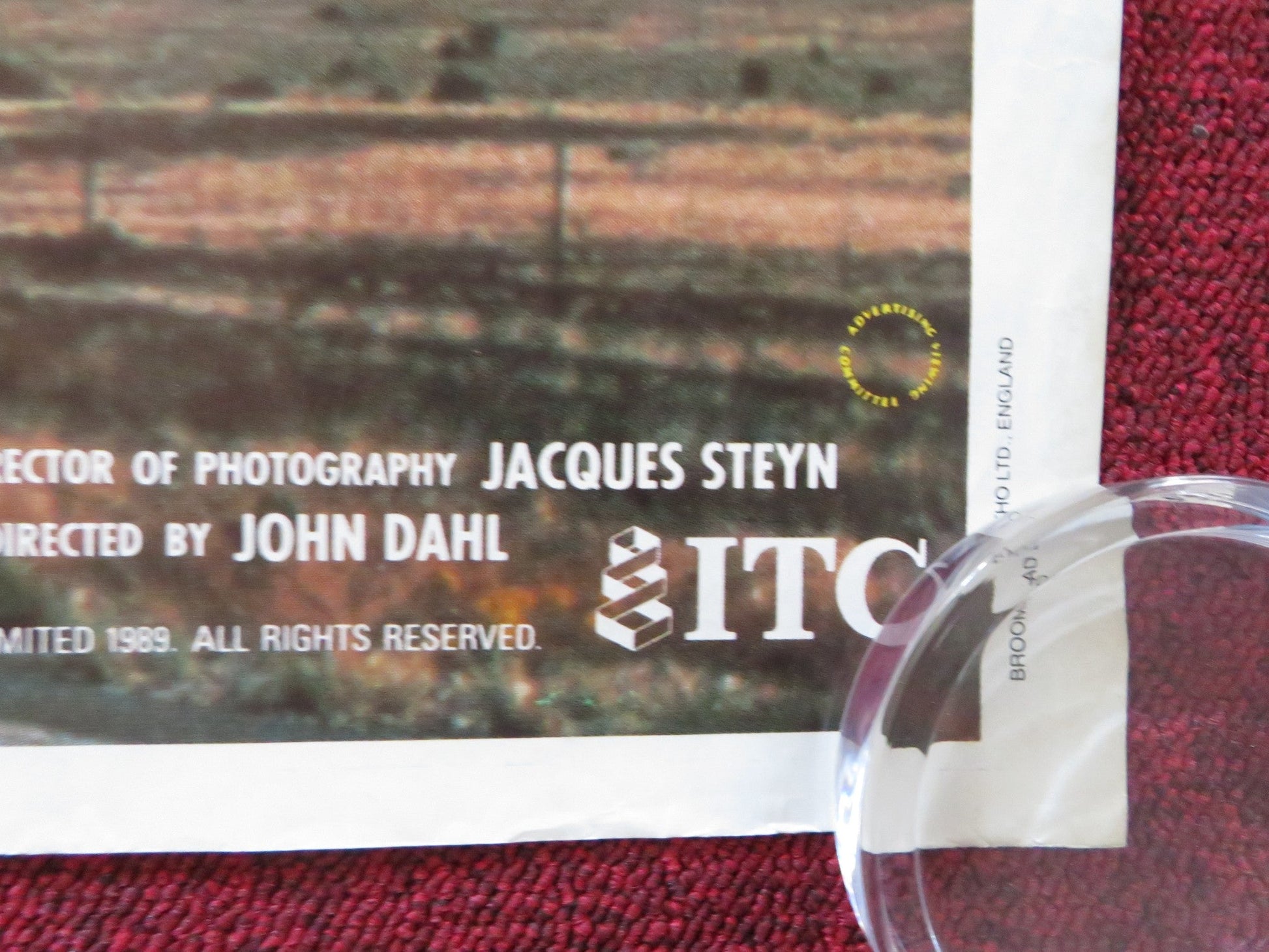 KILL ME AGAIN UK QUAD ROLLED POSTER VAL KILMER JOANNE WHALLEY 1989 Rendezvous Cinema Movie posters