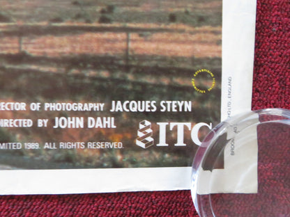 KILL ME AGAIN UK QUAD ROLLED POSTER VAL KILMER JOANNE WHALLEY 1989 Rendezvous Cinema Movie posters