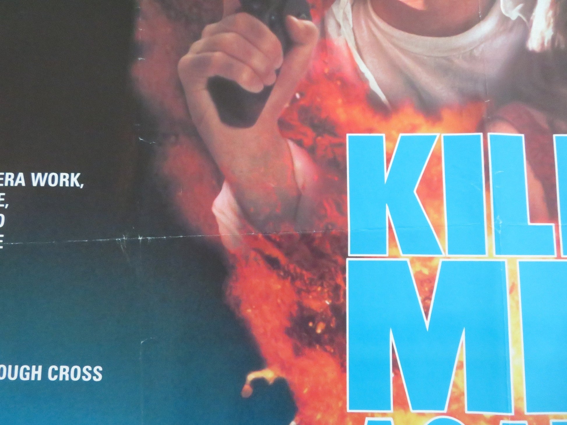 KILL ME AGAIN UK QUAD ROLLED POSTER VAL KILMER JOANNE WHALLEY M. MADSEN 1989 Movie posters