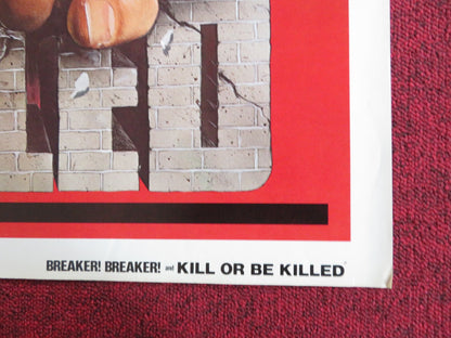 KILL OR BE KILLED / KARATE KILLER COMBO - B FOLDED US ONE SHEET POSTER 1980 Rendezvous Cinema Movie posters