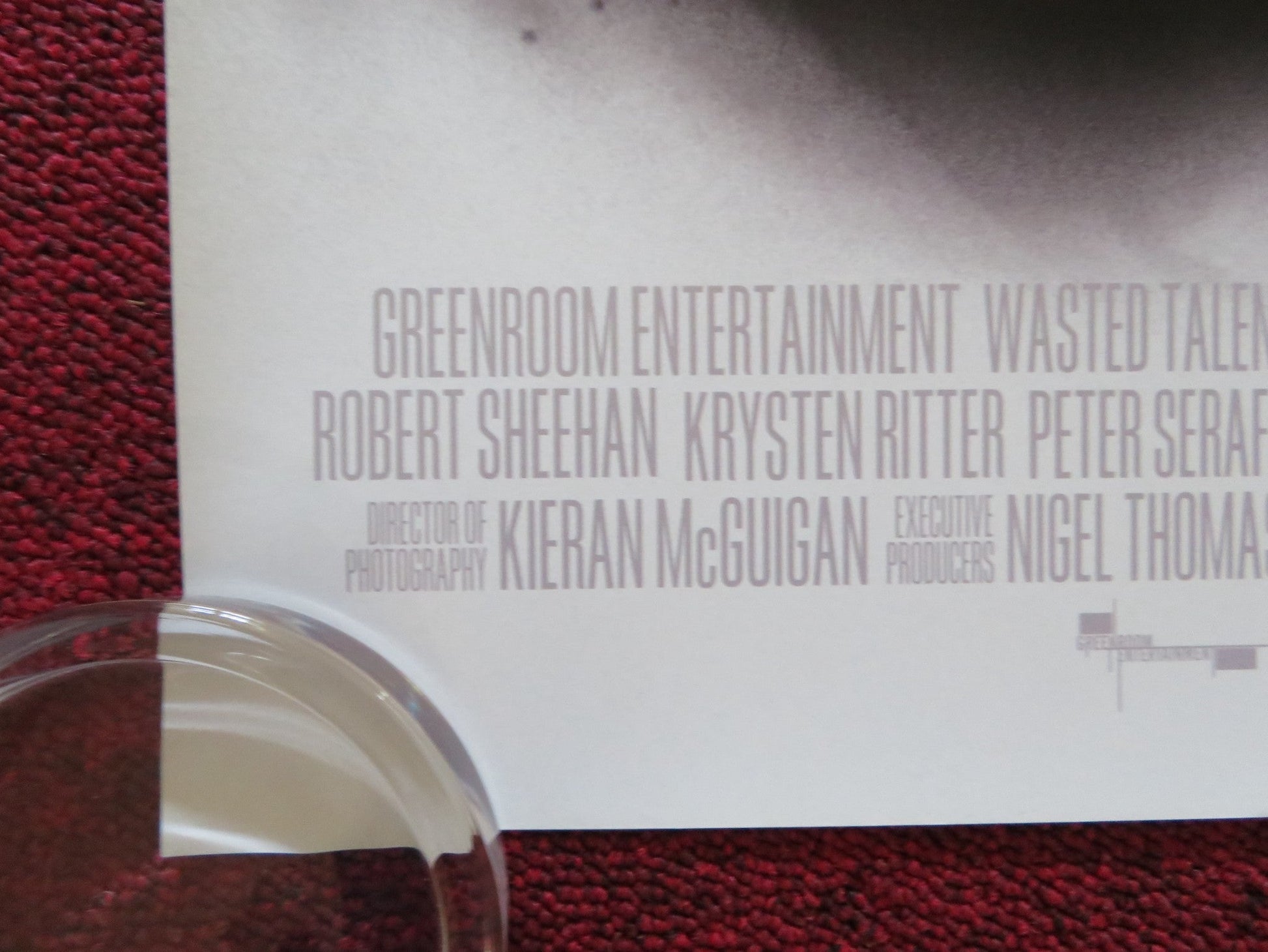 KILLING BONO UK QUAD ROLLED POSTER BEN BARNES RALPH BROWN 2011 Rendezvous Cinema Movie posters