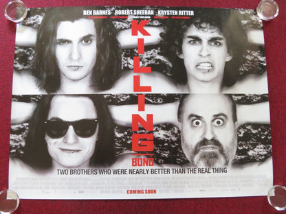 KILLING BONO UK QUAD ROLLED POSTER BEN BARNES RALPH BROWN 2011 Rendezvous Cinema Movie posters