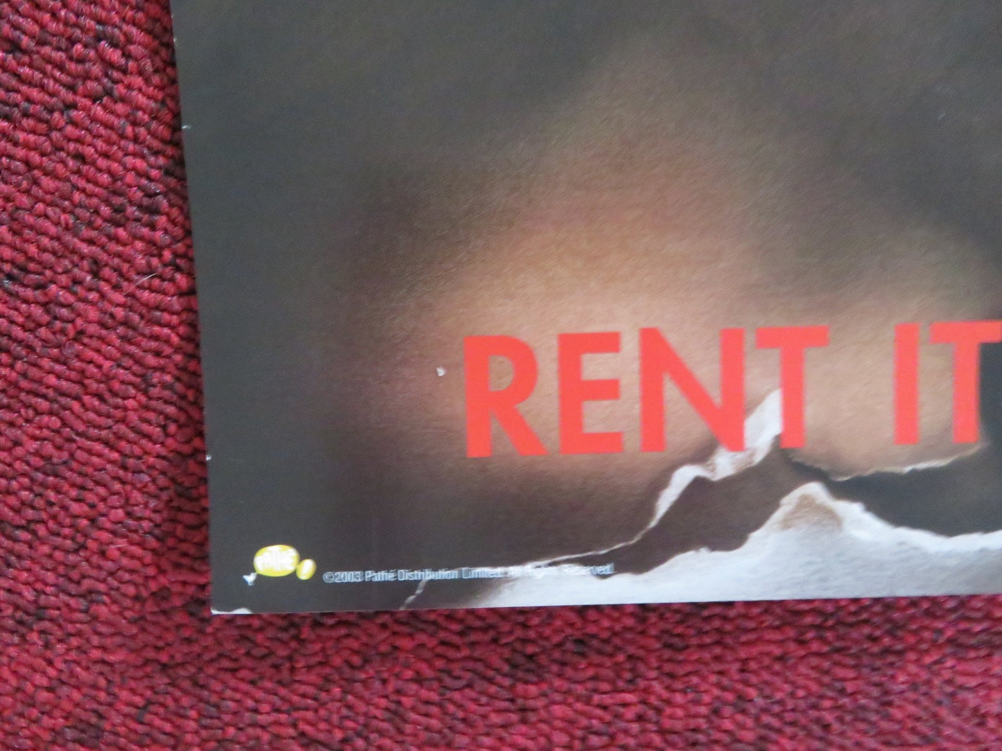 KILLING ME SOFTLY VHS & DVD VIDEO POSTER HEATHER GRAHAM JOSEPH FIENNES 2002 Rendezvous Cinema Movie posters