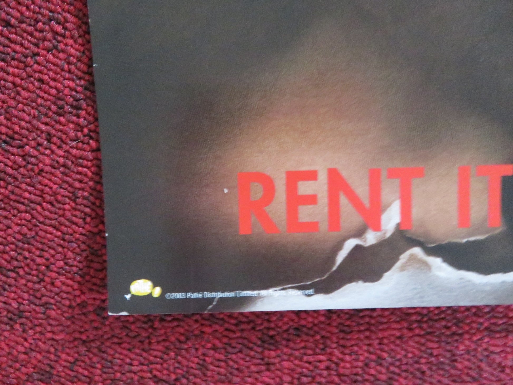 KILLING ME SOFTLY VHS & DVD VIDEO POSTER HEATHER GRAHAM JOSEPH FIENNES 2002 Rendezvous Cinema Movie posters