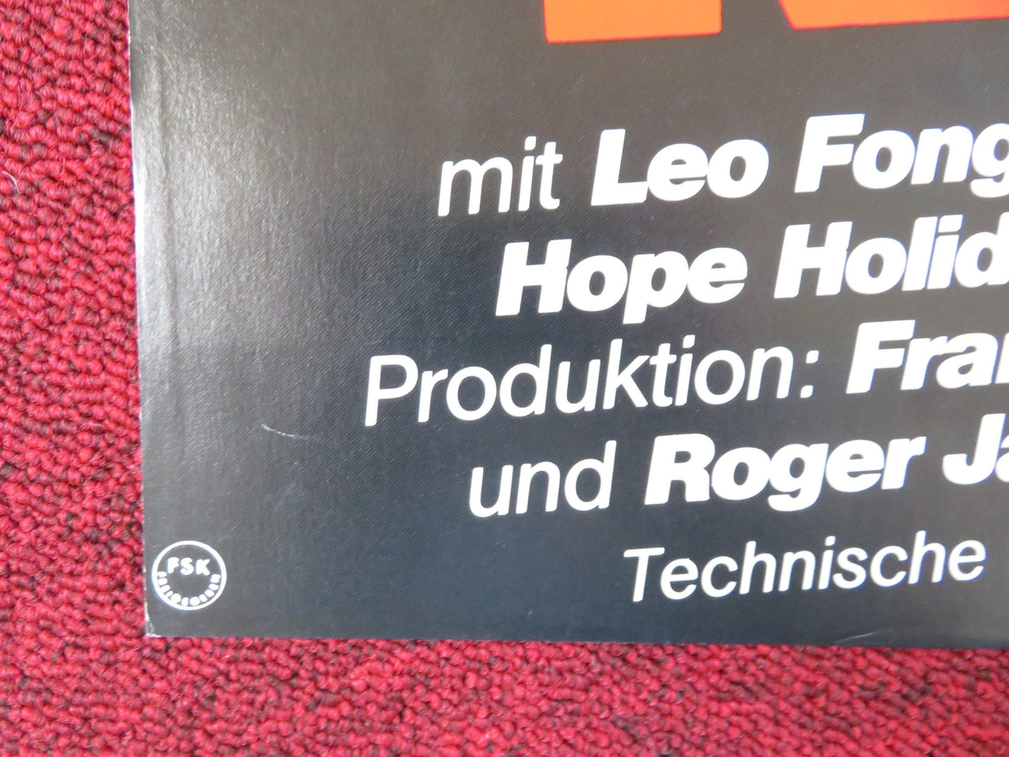 KILLPOINT GERMAN A1 POSTER FOLDED LEO FONG RICHARD ROUNDTREE 1984 Rendezvous Cinema Movie posters