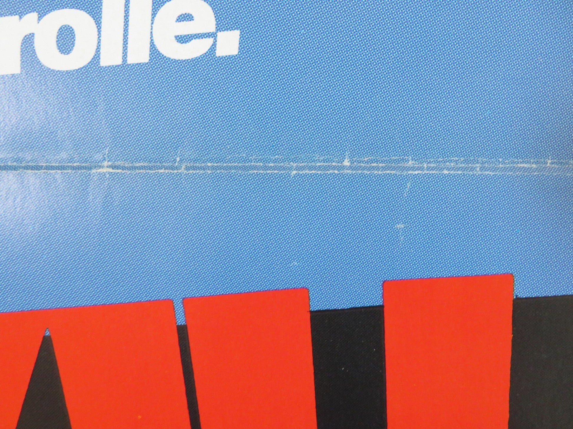 KILLPOINT GERMAN A1 POSTER FOLDED LEO FONG RICHARD ROUNDTREE 1984 Rendezvous Cinema Movie posters