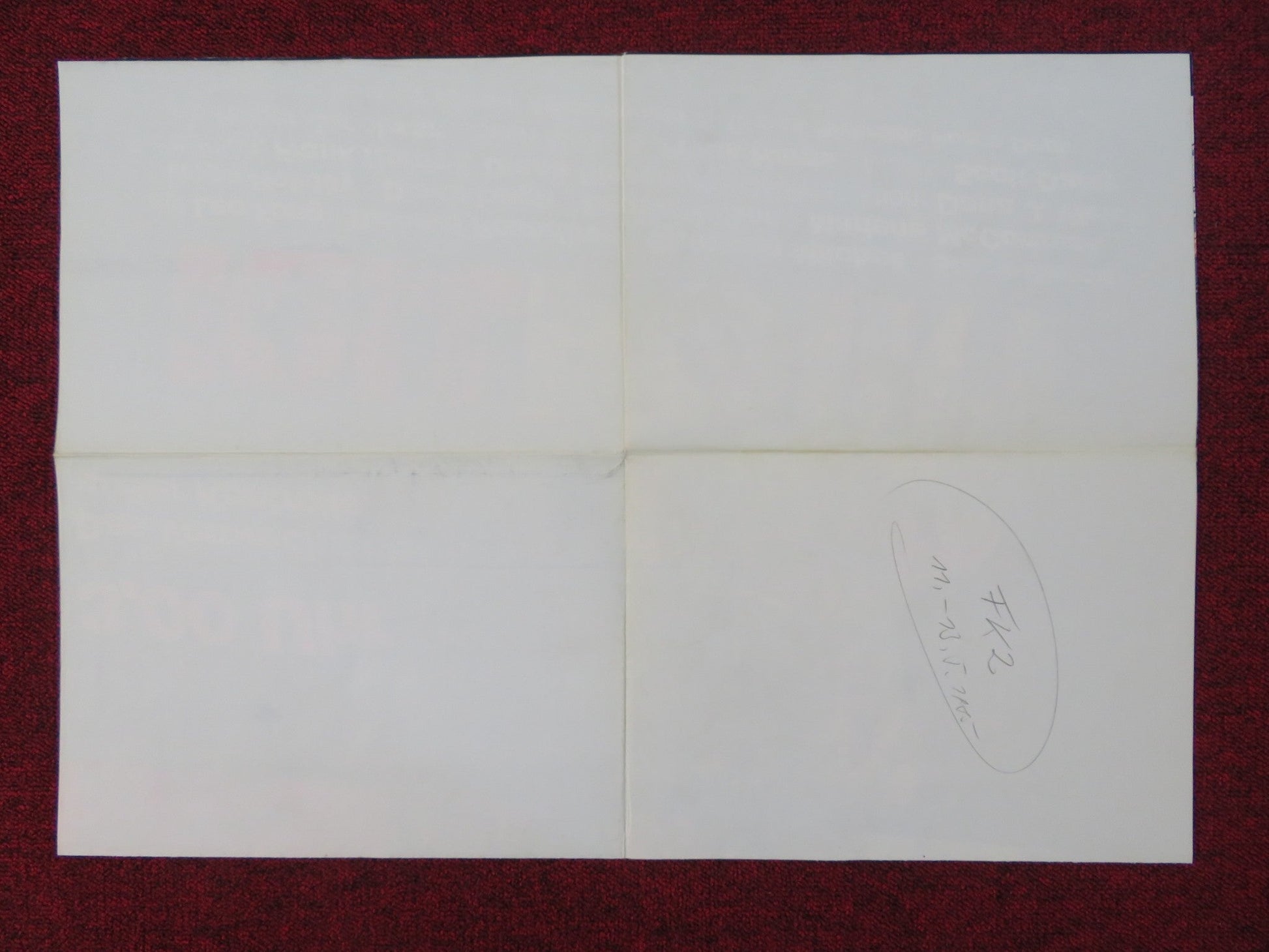 KILLPOINT GERMAN A1 POSTER FOLDED LEO FONG RICHARD ROUNDTREE 1984 Rendezvous Cinema Movie posters