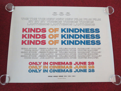 Kinds of Kindness UK Quad Rolled Poster Emma Stone Willem Dafoe 2024 Movie posters