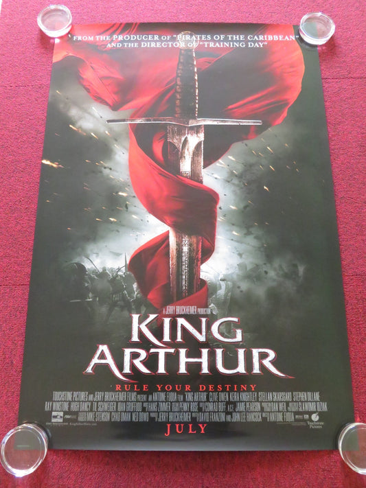 KING ARTHUR - A US ONE SHEET ROLLED POSTER KEIRA KNIGHTLEY CLIVE OWEN 2004 Rendezvous Cinema Movie posters