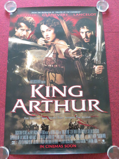 KING ARTHUR - B US ONE SHEET ROLLED POSTER KEIRA KNIGHTLEY CLIVE OWEN 2004 Rendezvous Cinema Movie posters