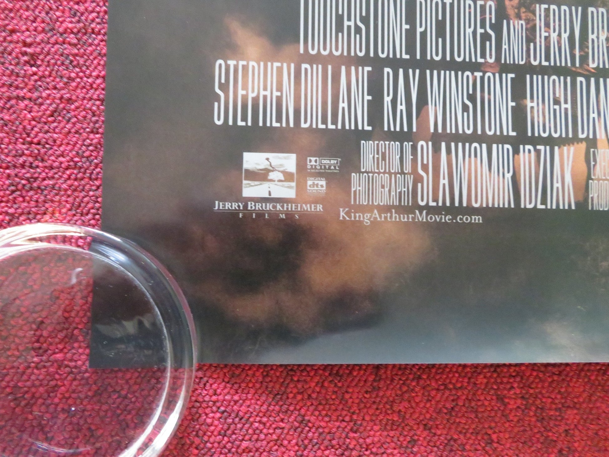 KING ARTHUR - B US ONE SHEET ROLLED POSTER KEIRA KNIGHTLEY CLIVE OWEN 2004 Rendezvous Cinema Movie posters