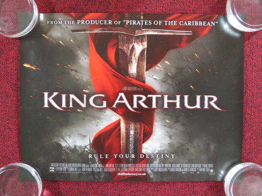 KING ARTHUR UK MINI QUAD POSTER CLIVE OWEN KEIRA KNIGHTLEY 2004 Rendezvous Cinema Movie posters