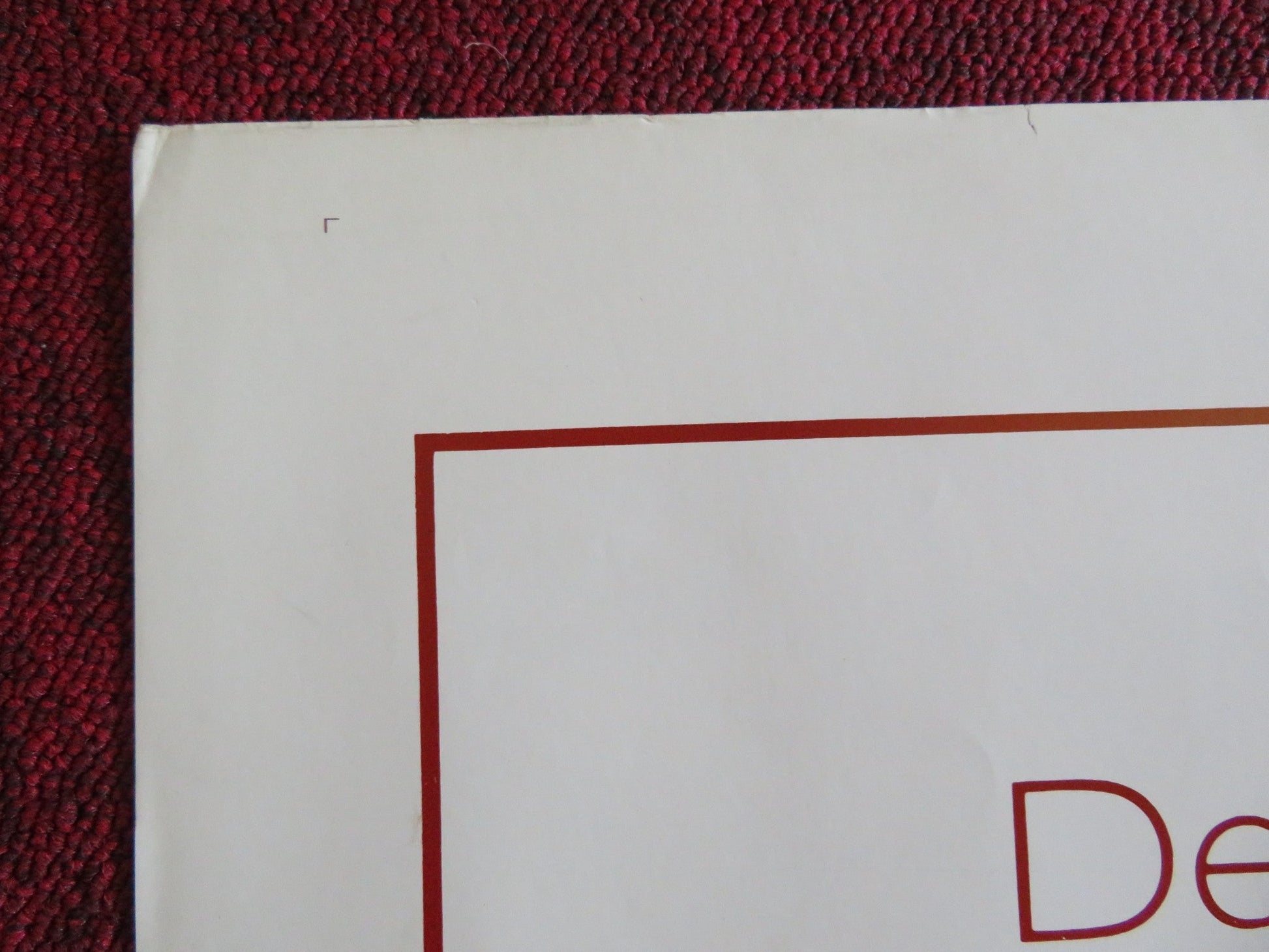 KING OF HEARTS FOLDED US ONE SHEET POSTER PIERRE BRASSEUR J - C BRIALY 1978 Rendezvous Cinema Movie posters