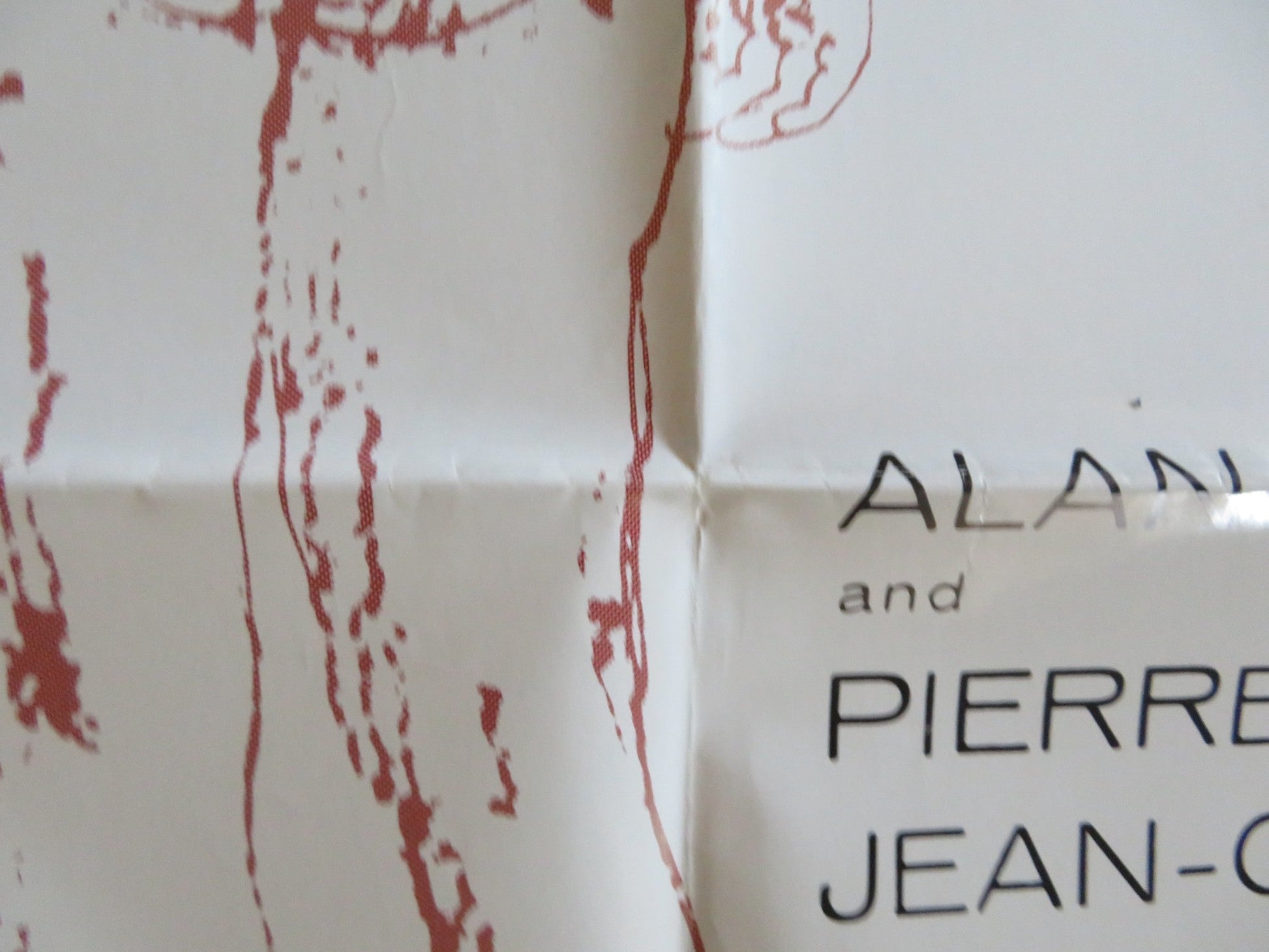 KING OF HEARTS FOLDED US ONE SHEET POSTER PIERRE BRASSEUR J - C BRIALY 1978 Rendezvous Cinema Movie posters