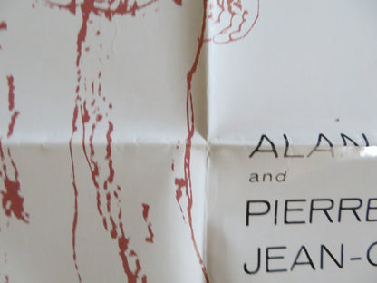 KING OF HEARTS FOLDED US ONE SHEET POSTER PIERRE BRASSEUR J - C BRIALY 1978 Rendezvous Cinema Movie posters