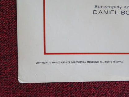 KING OF HEARTS FOLDED US ONE SHEET POSTER PIERRE BRASSEUR J - C BRIALY 1978 Rendezvous Cinema Movie posters