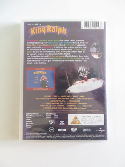 KING RALPH (DVD) JOHN GOODMAN PETER O'TOOLE 1991 REGION 2, 4 Rendezvous Cinema Movie posters