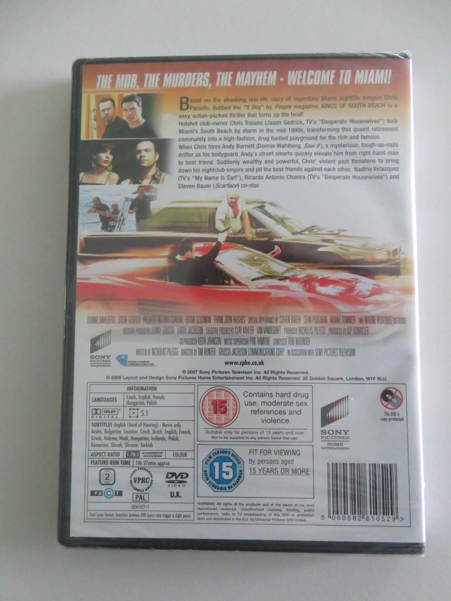 KINGS OF SOUTH BEACH - B (DVD) DONNIE WAHLBERG JASON GEDRICK 2007 REGION 2 Movie posters