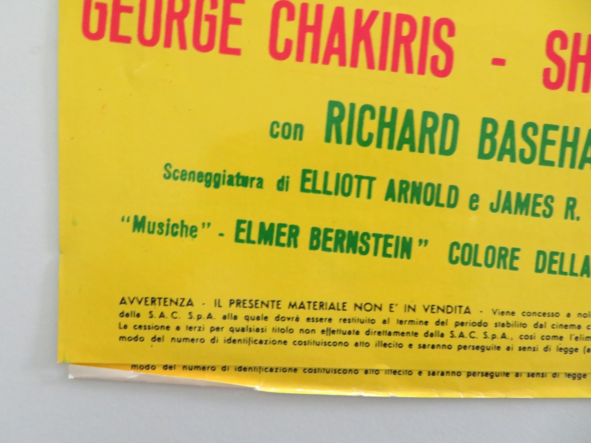 Kings of the Sun - A Italian Fotobusta Poster Yul Brynner George Chakiris 1963 Movie posters
