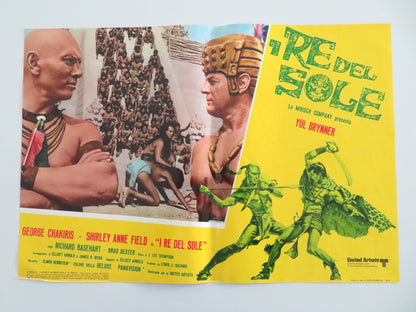 Kings of the Sun - B Italian Fotobusta Poster Yul Brynner George Chakiris 1963 Movie posters