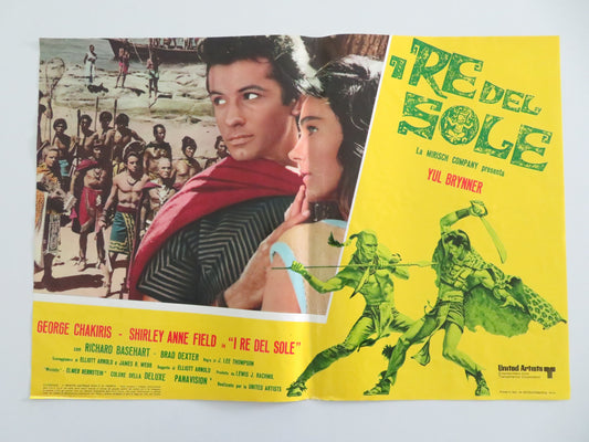 Kings of the Sun - C Italian Fotobusta Poster Yul Brynner George Chakiris 1963 Movie posters