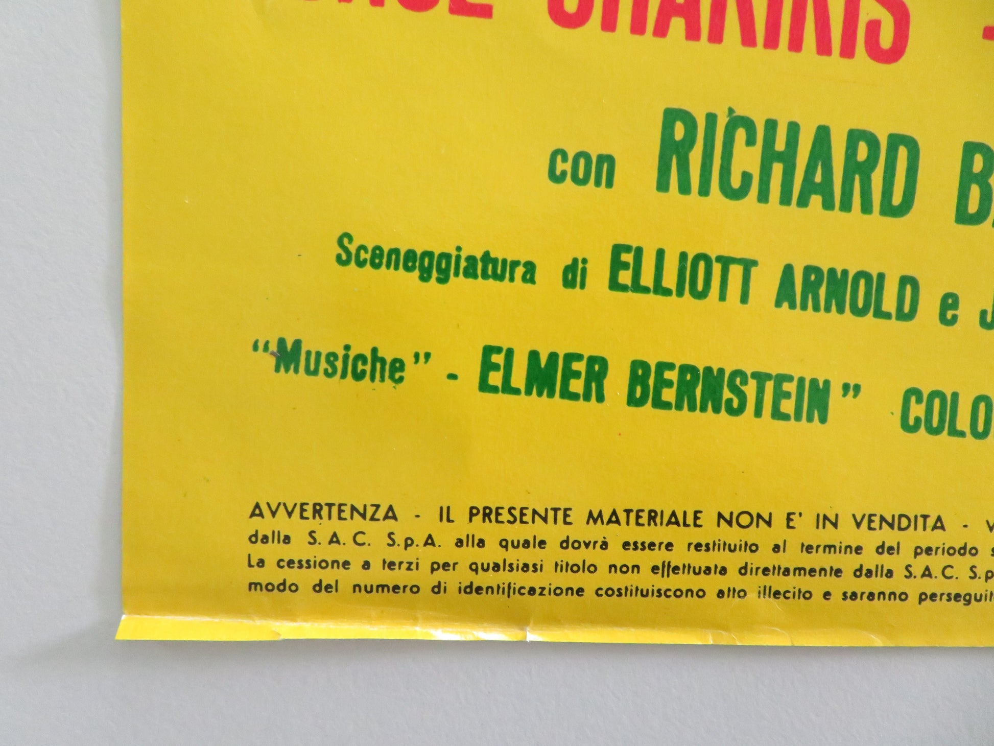 Kings of the Sun - C Italian Fotobusta Poster Yul Brynner George Chakiris 1963 Movie posters