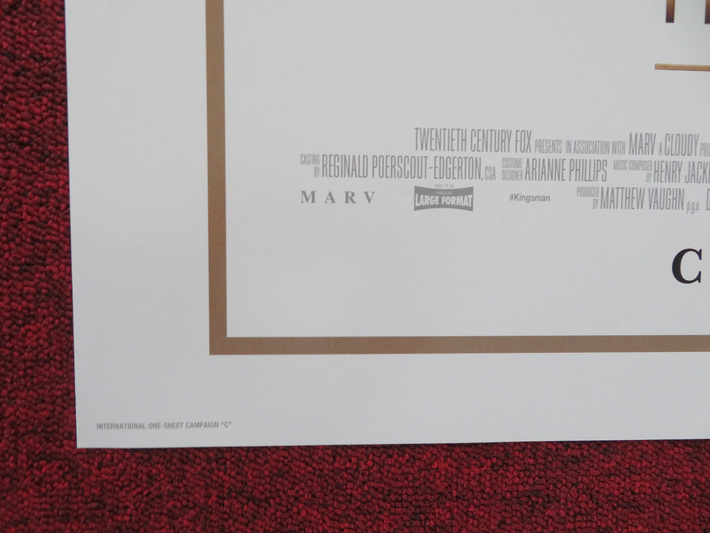 Kingsman: The Golden Circle - C US One Sheet Rolled Poster Colin Firth 2017 Movie posters