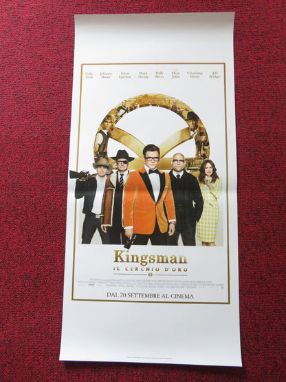 KINGSMAN: THE GOLDEN CIRCLE ITALIAN LOCANDINA POSTER COLIN FIRTH C. TATUM 2017 Rendezvous Cinema Movie posters