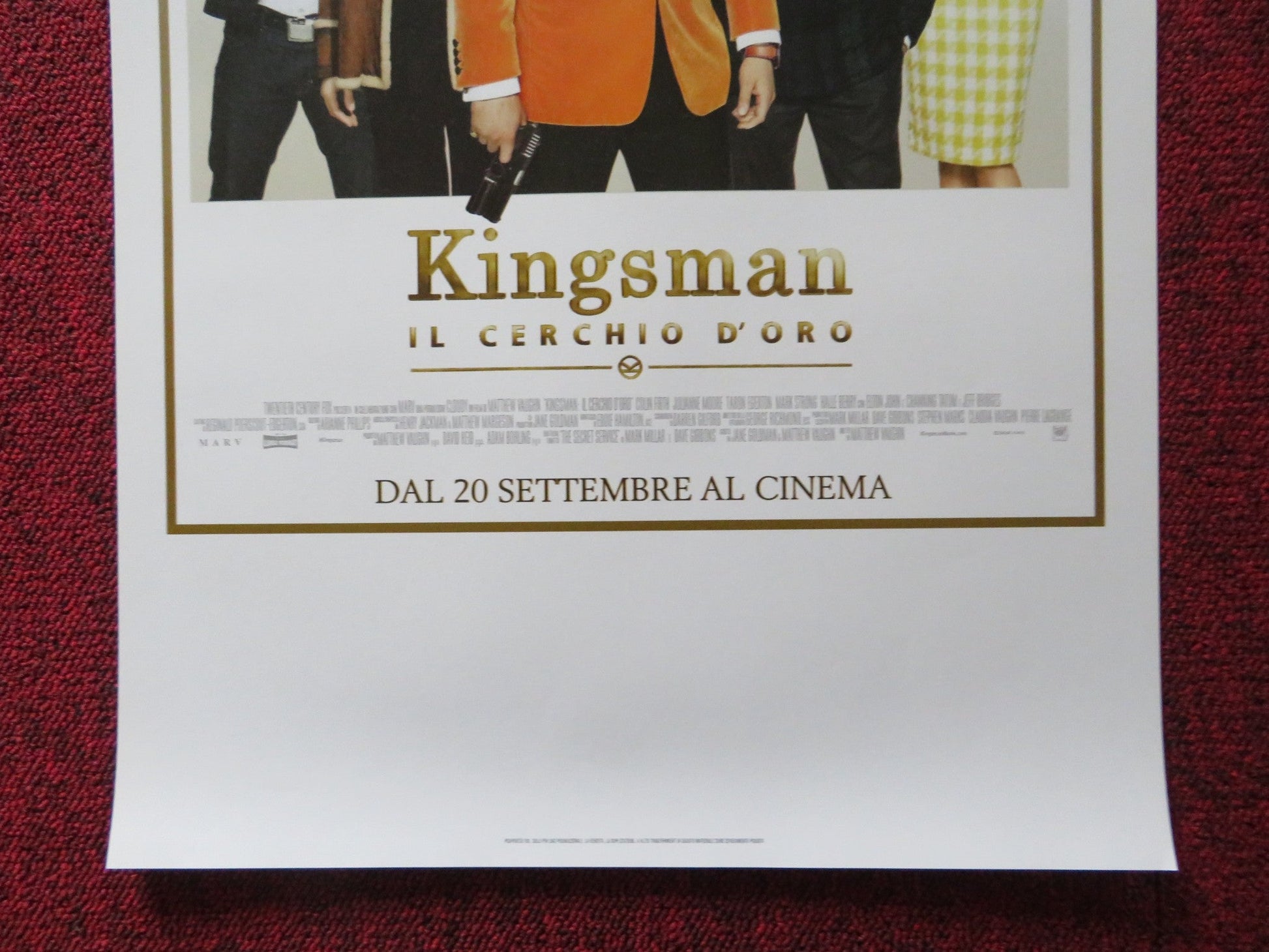 KINGSMAN: THE GOLDEN CIRCLE ITALIAN LOCANDINA POSTER COLIN FIRTH C. TATUM 2017 Rendezvous Cinema Movie posters