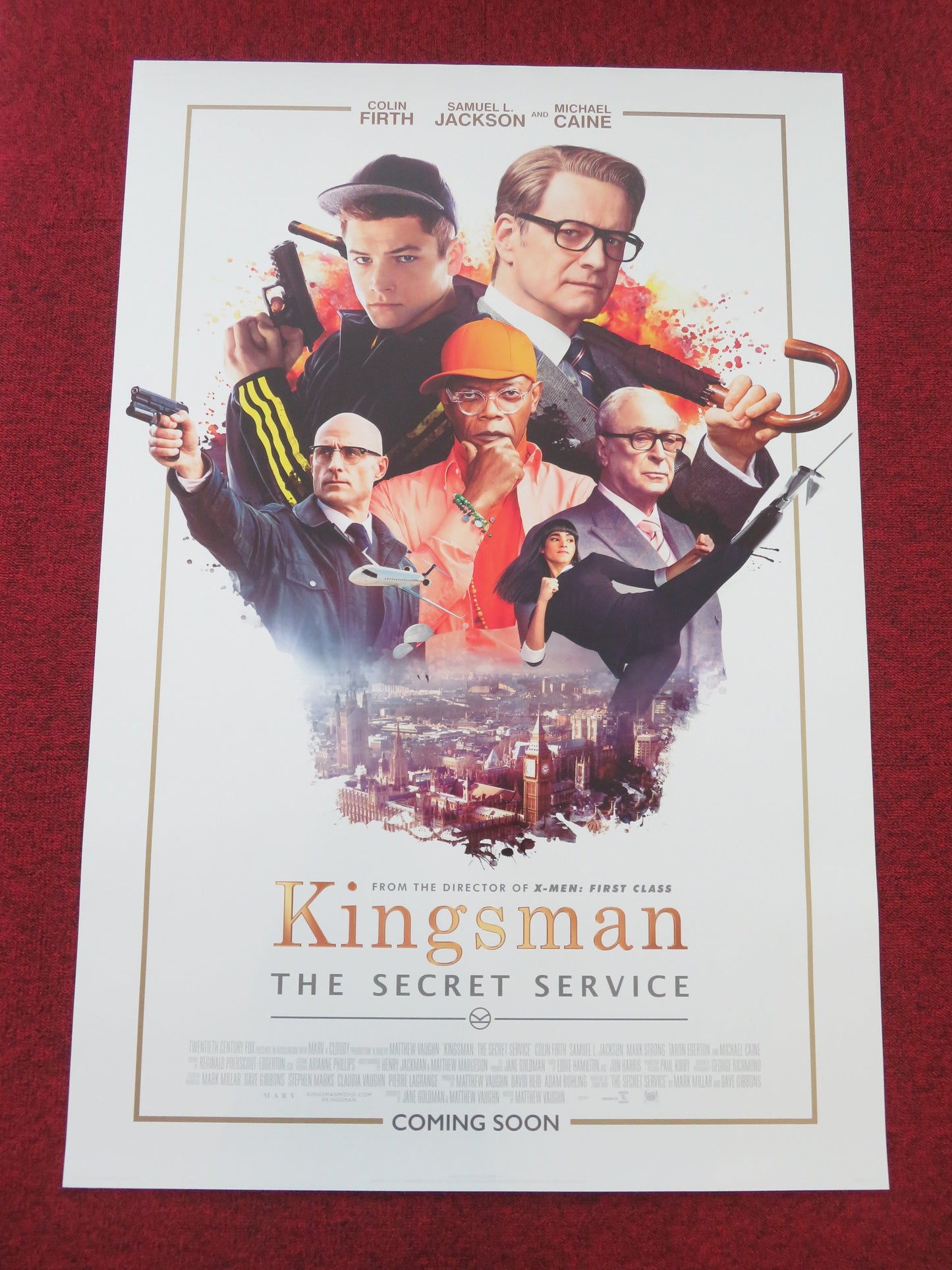 Kingsman: The Secret Service - B US One Sheet Rolled Poster Egerton Firth 2014 Movie posters