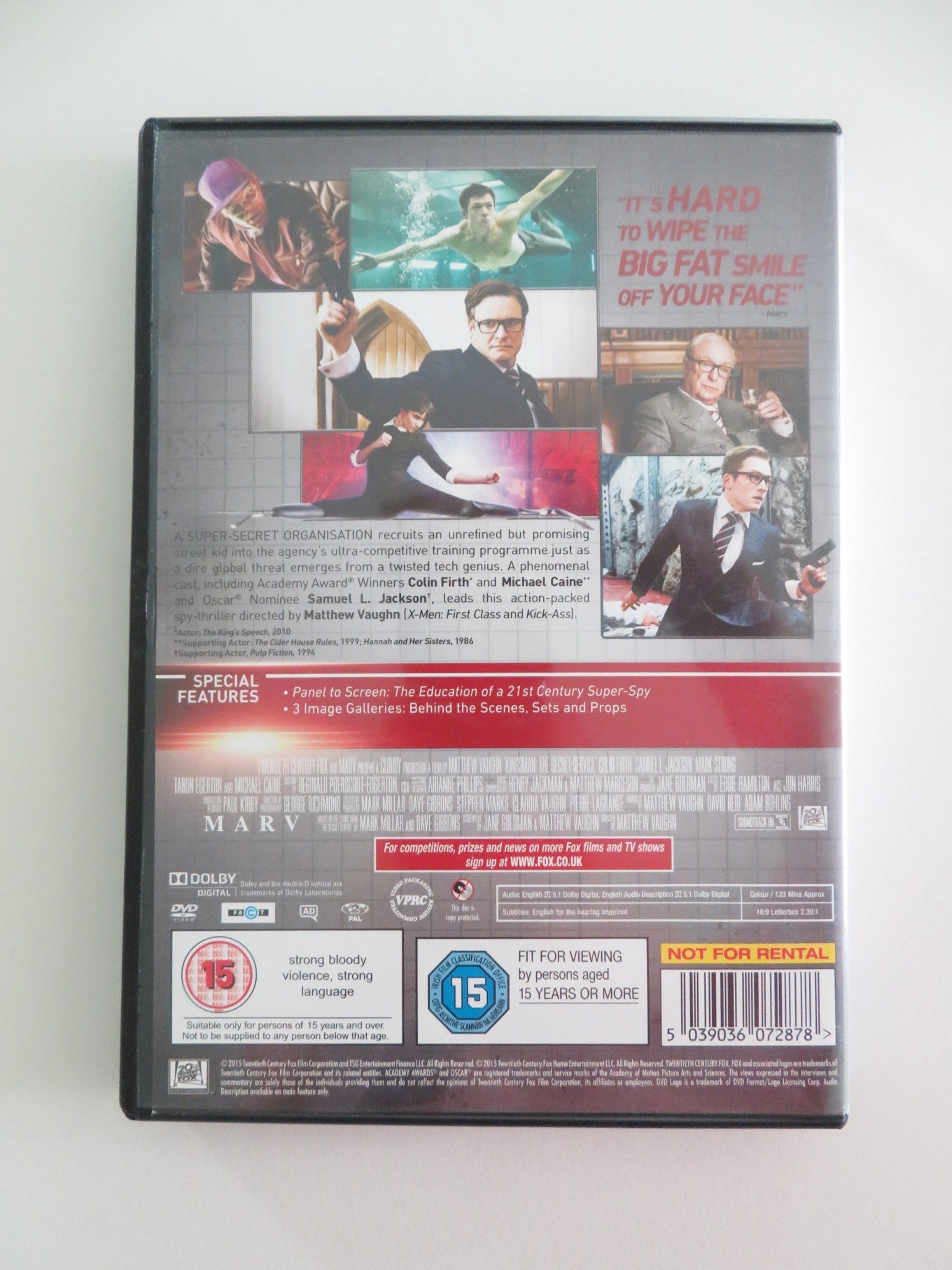 KINGSMAN: THE SECRET SERVICE (DVD) COLIN FIRTH TARON EGERTON 2014 REGION 2 Movie posters