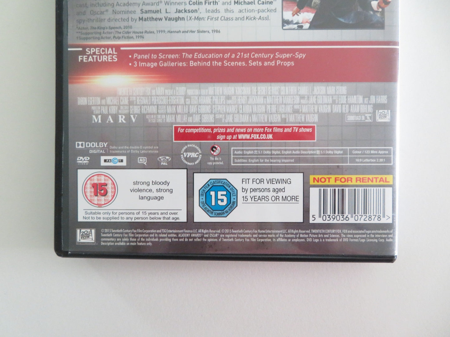 KINGSMAN: THE SECRET SERVICE (DVD) COLIN FIRTH TARON EGERTON 2014 REGION 2 Movie posters