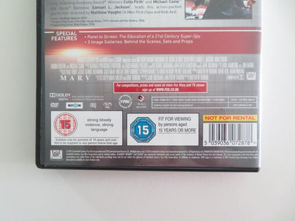 KINGSMAN: THE SECRET SERVICE (DVD) COLIN FIRTH TARON EGERTON 2014 REGION 2 Movie posters