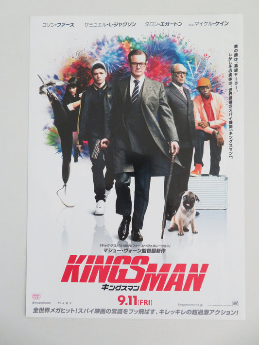 Kingsman: The Secret Service Japanese Chirashi (B5) Poster Firth 2015 Movie posters