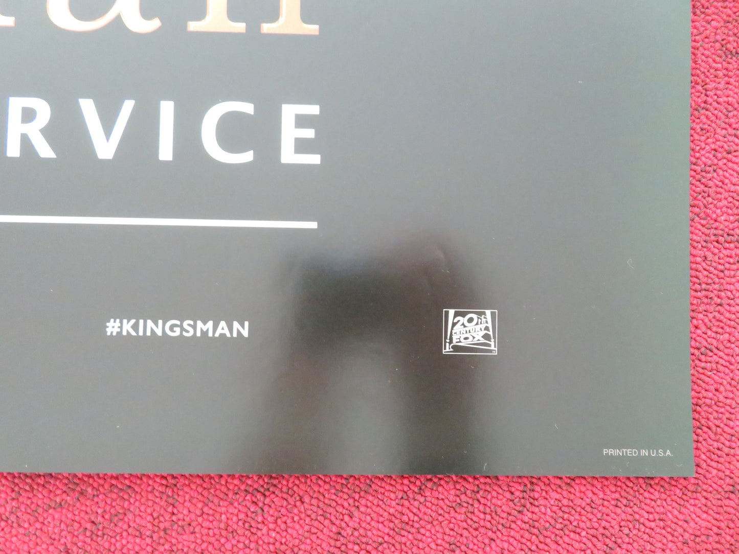 Kingsman: The Secret Service US One Sheet Rolled Poster Taron Egerton 2014 Movie posters