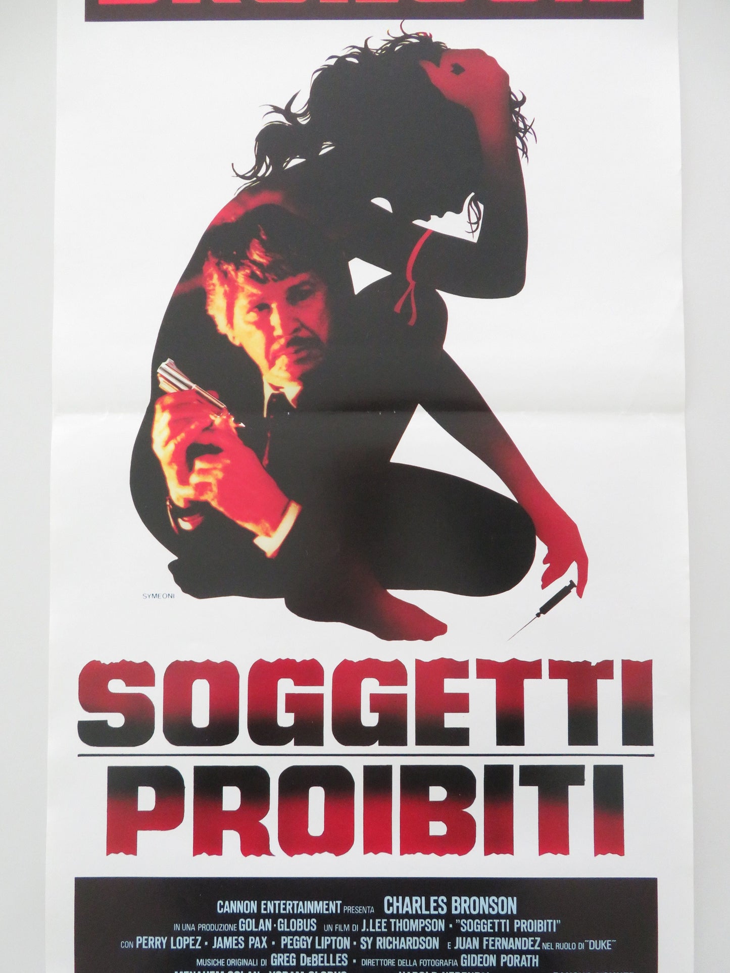 Kinjite: Forbidden Subjects Italian Locandina Poster Charles Bronson 1990 Movie posters