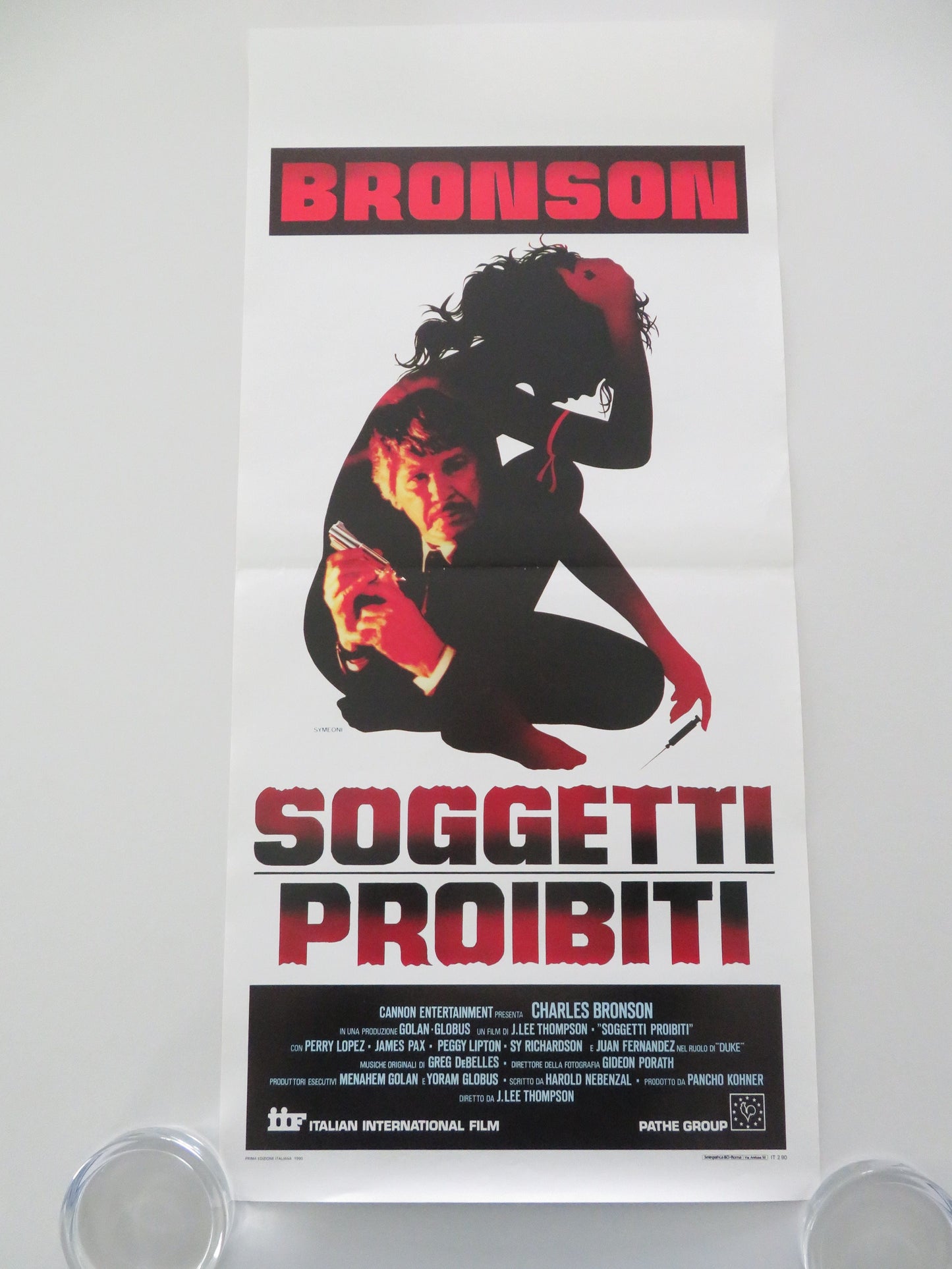 Kinjite: Forbidden Subjects Italian Locandina Poster Charles Bronson 1990 Movie posters
