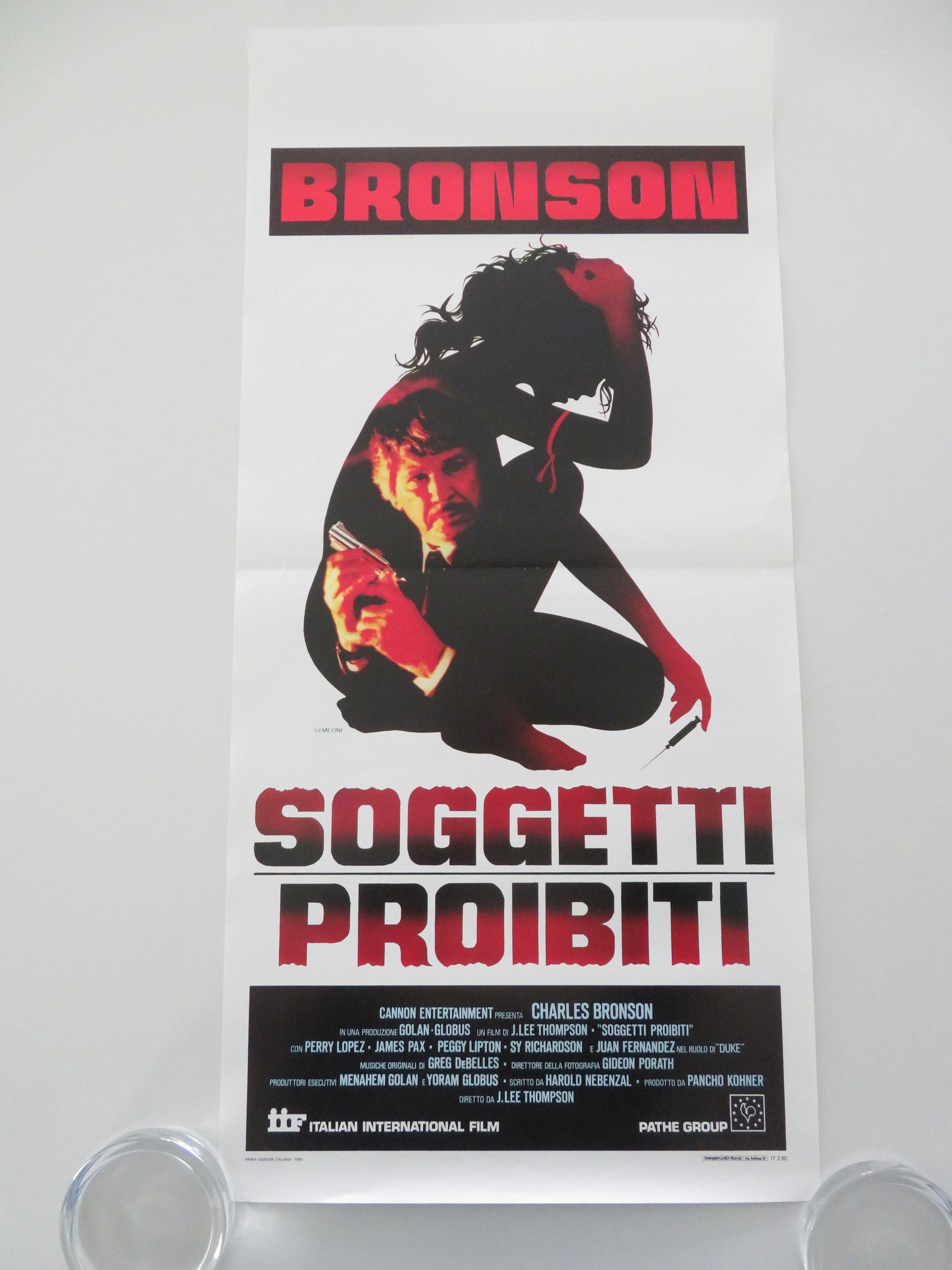 Kinjite: Forbidden Subjects Italian Locandina Poster Charles Bronson 1990 Movie posters
