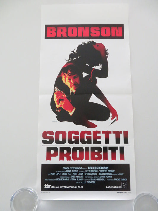 Kinjite: Forbidden Subjects Italian Locandina Poster Charles Bronson 1990 Movie posters