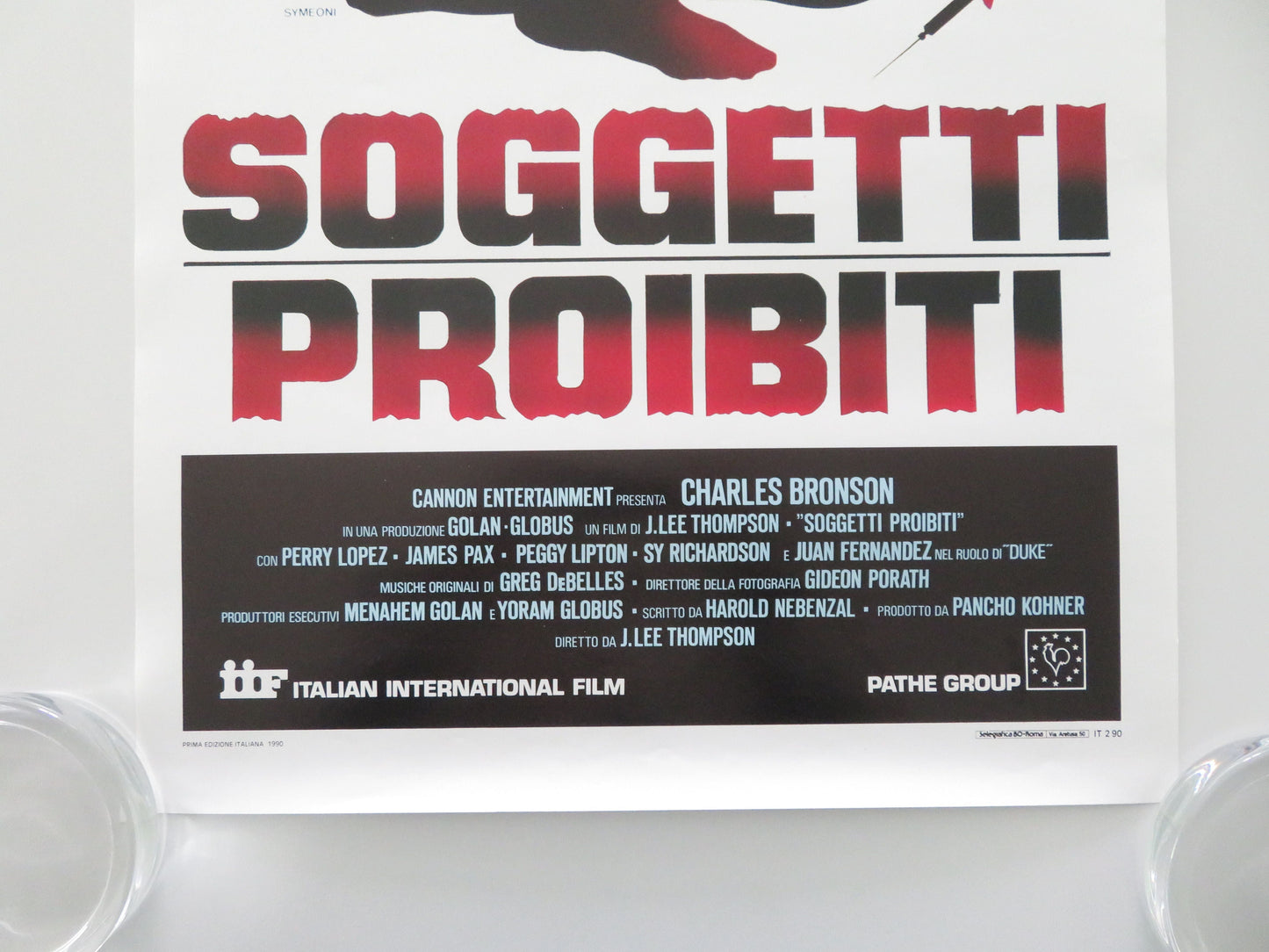 Kinjite: Forbidden Subjects Italian Locandina Poster Charles Bronson 1990 Movie posters